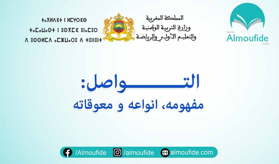 التواصل :مفهومه،انواعه،معوقاته