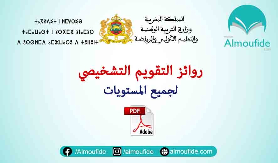 روائز التقويم التشخيصي جميع المستويات 2025-2024 